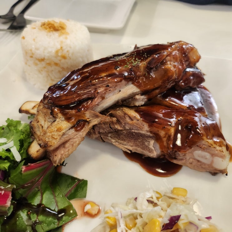  남포동맛집 고기먹고 크로플카페