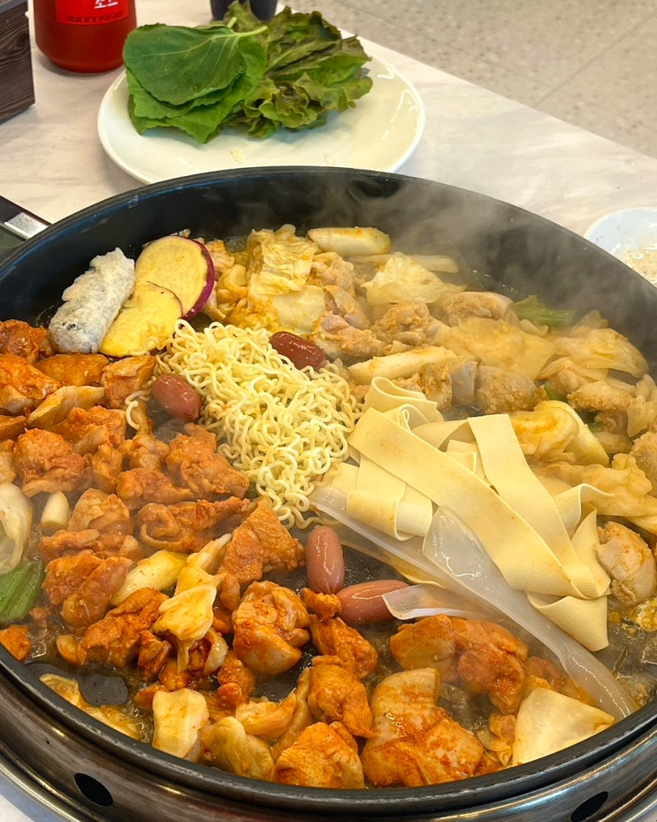  부산 사직동맛집 무한리필 ‘닭갈비제작소’ 사직야구장 밥집 가격 주차 후기