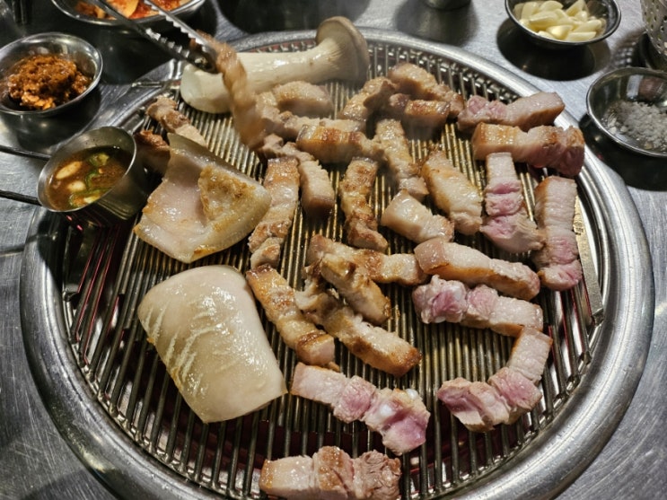  [진주 중안동 맛집]내돈내산_또또간집 연탄불에 굽는 고기 맛집 불타는연탄집