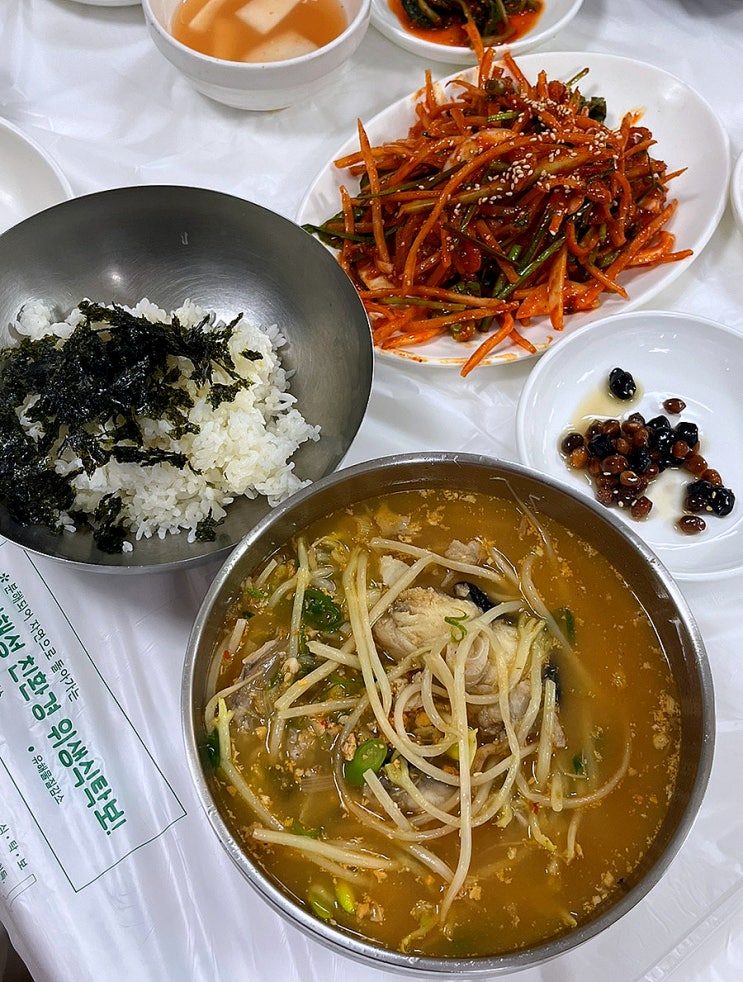  [여수 풍산식당]아귀탕,복춘식당웨이팅 포기,이순신광장 현지인맛집