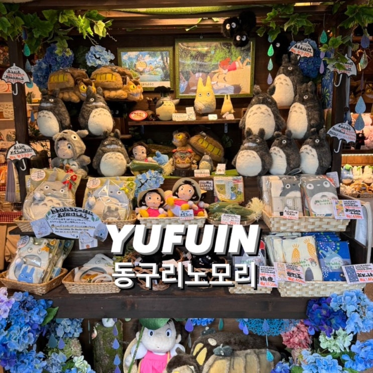  ) 유후인 소품샵 지브리 토토로샵 동구리노모리