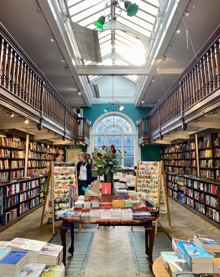  영국 런던 서점 Daunt Books 메릴본 : 런던 던트북스 에코백 기념품 종류 가격