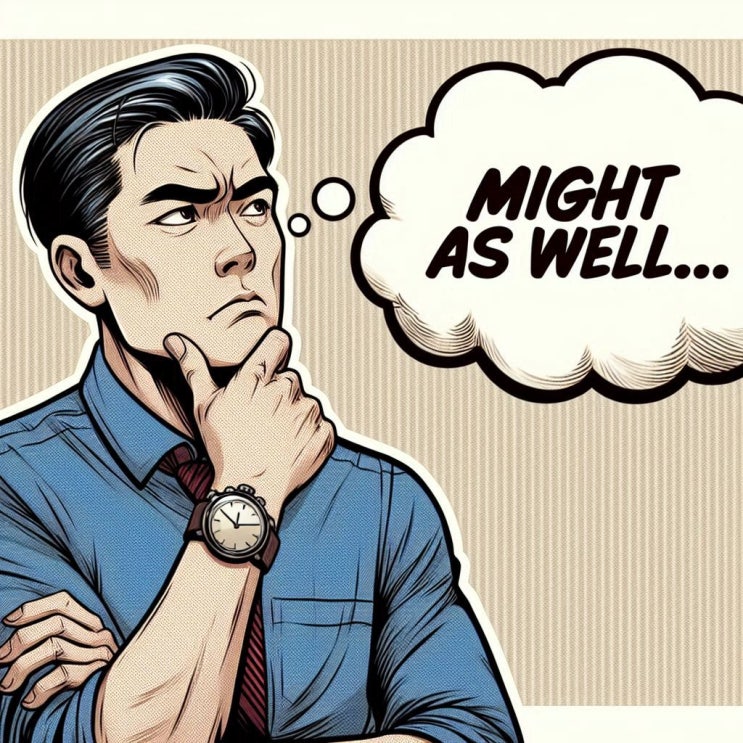  might as well 많은 예문으로 이해하고 사용해 보기
