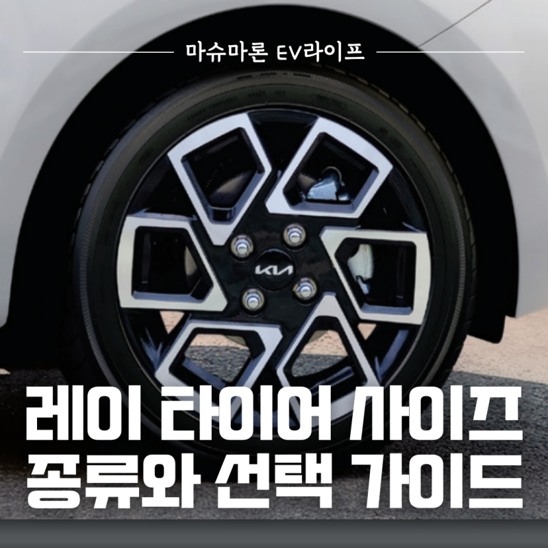 레이 타이어 사이즈 정리! 선택 가이드