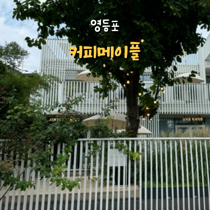  커피메이플 영등포 신풍역 오렌지 비앙코가 맛있는 카페