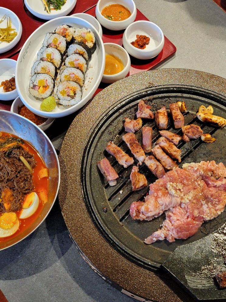  목포 고기집 부산갈매기 목포 평화광장점 가성비 좋은 돼지고기집