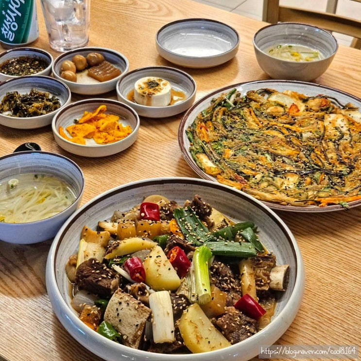  경주 황리단길 한식 맛집, 부드러운 소갈비찜 버섯야채전 맛집, 월계관