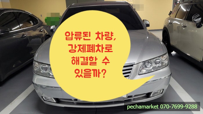  압류된 차량, 강제폐차로 해결할 수 있을까?