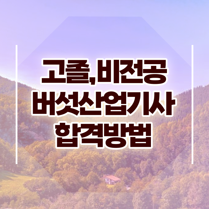  버섯산업기사 자격요건 온라인 과정으로 단기간에 끝낸 후기
