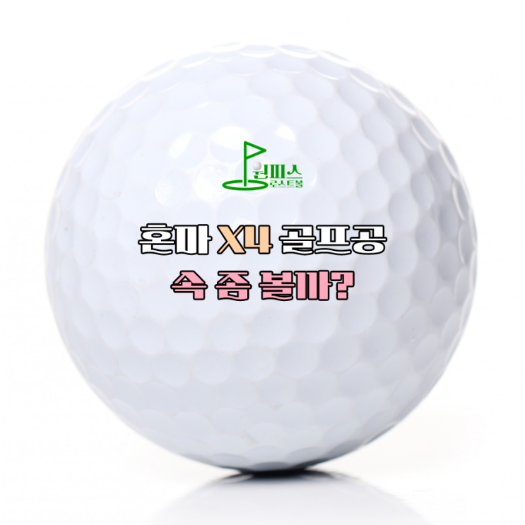  혼마 X4 골프공 속 좀 볼까?