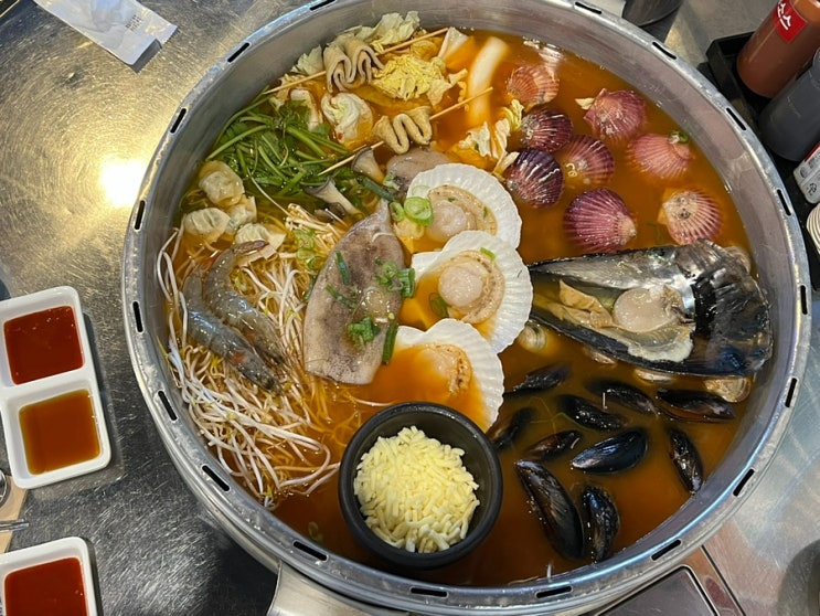  잠실맛집 대왕 조개 전골집 갯벌의조개 잠실새내역점