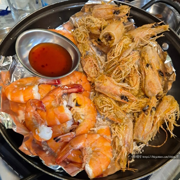 양산 평산동 신선하고 맛있는 해산물집 :: 갯마을 내돈내산 찐추천 (새우구이, 생새우회, 해물탕)
