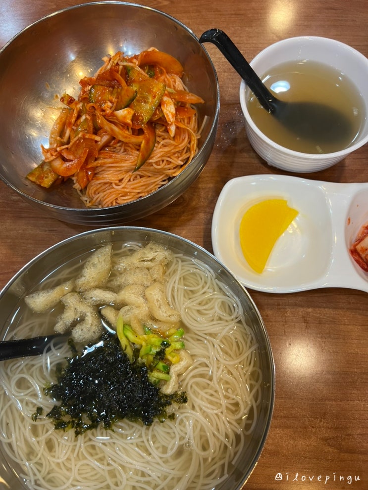  부천역 부천자유시장 먹거리 핫바 밥보다 국수 주차장