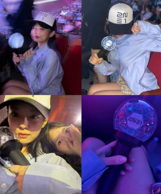 가수 <b>지드래곤</b> 제니 열애설 이후 2NE1 <b>콘서트</b> 등장