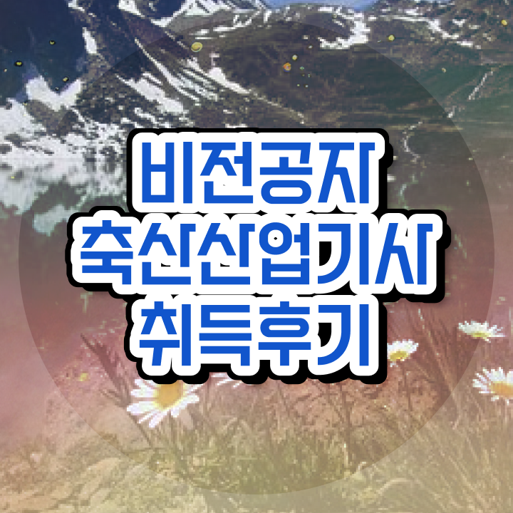  축산산업기사 응시자격 온라인으로 빠르게 성공한 과정