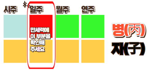  병자일주, 병화 일간