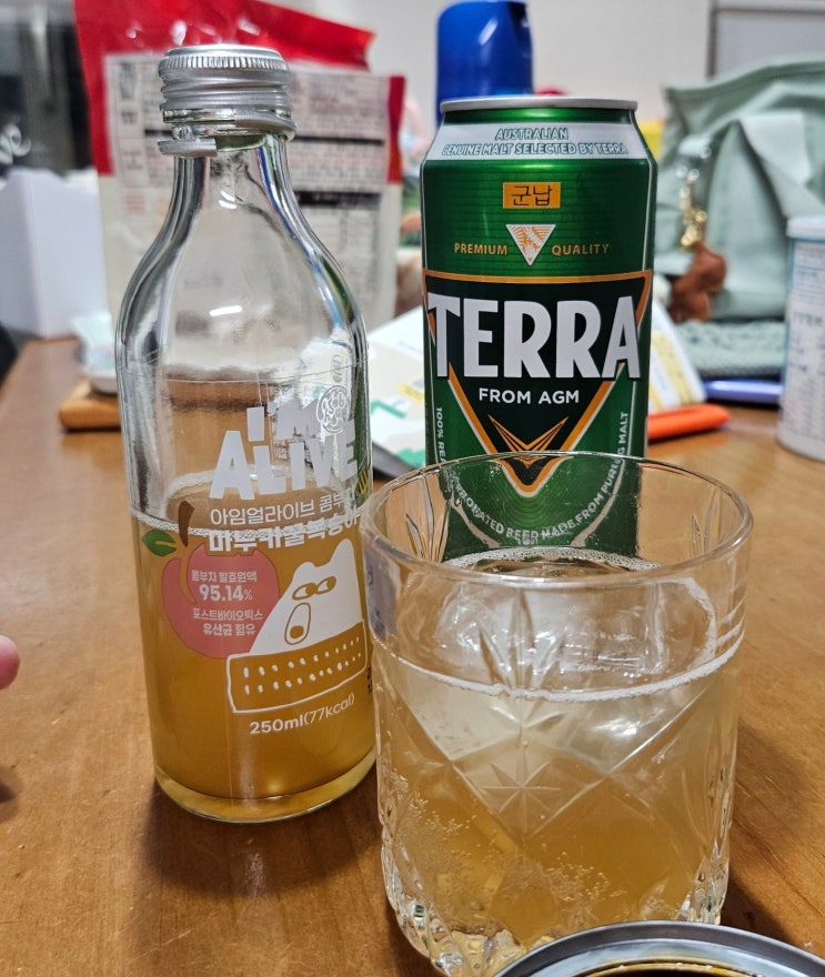  맥주 대신 건강한 선택! 유기농 발효음료 [아임얼라이브] NEW콤부차 추천