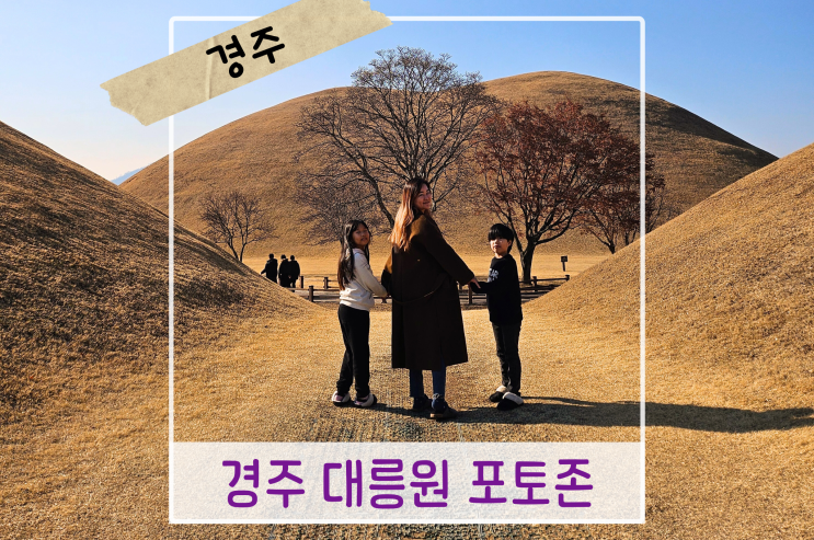  경주 대릉원 포토존 위치 목련나무 아이와 경주여행
