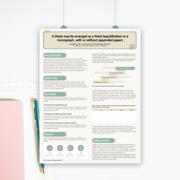  [학술 논문 포스터 ppt 양식]A0, A1사이즈 90X120CM 학화포스터 파워포인트 템플릿