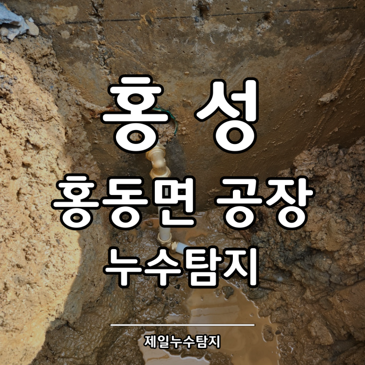  홍성누수탐지 홍동면 공장