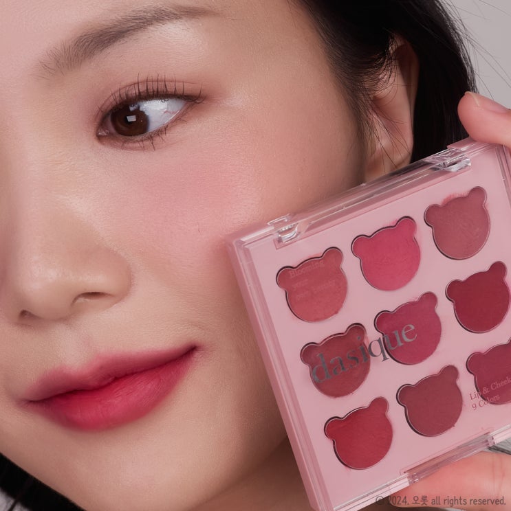 데이지크 마이베어 무드페인팅 립앤치크 팔레트 06 스윗 베어! 쿨톤 크림 치크 추천