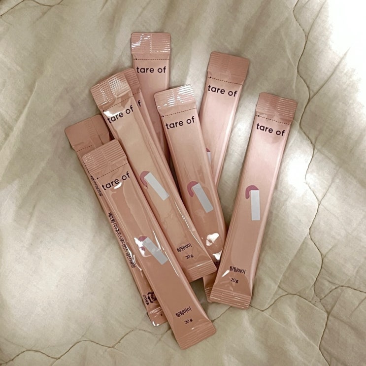  붓기제거에 탁월한 복숭아젤리 '테어오브 팅팅바이'
