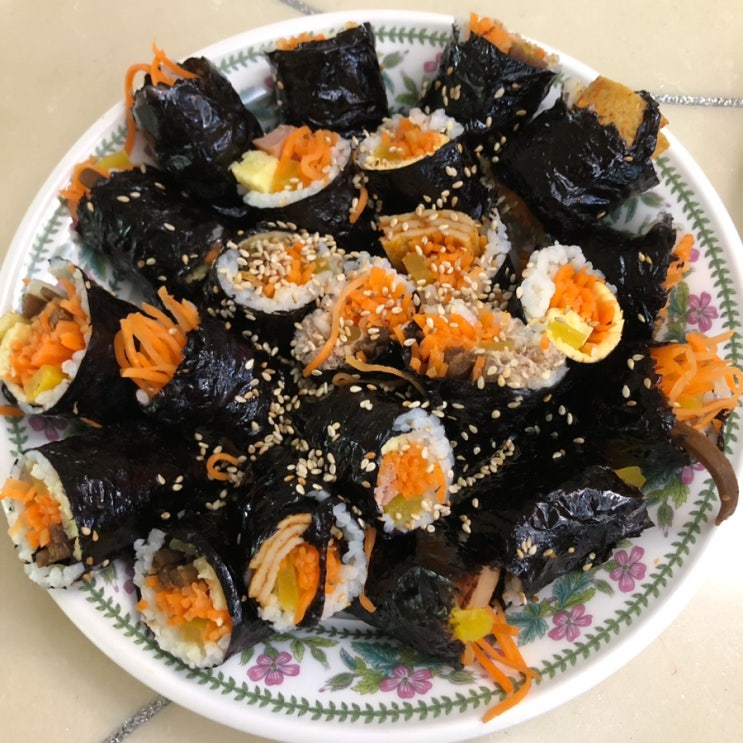  송도 김밥 맛집 순희네꼬마김밥 배달 포장 좋아요