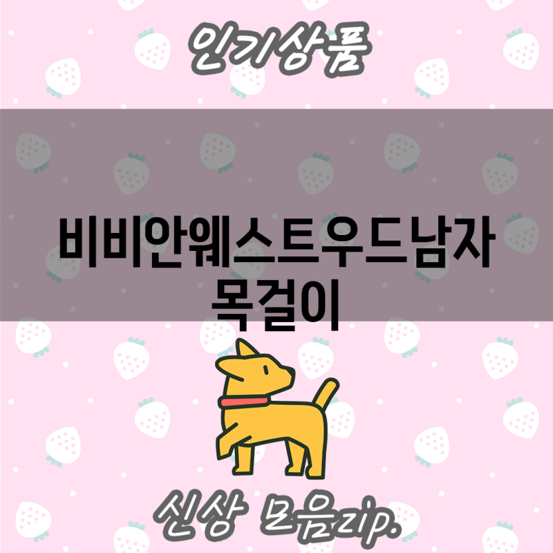 비비안 웨스트우드 남자 목걸이 스타일 업그레이드 시켜줄 3가지  장단점 비교 분석