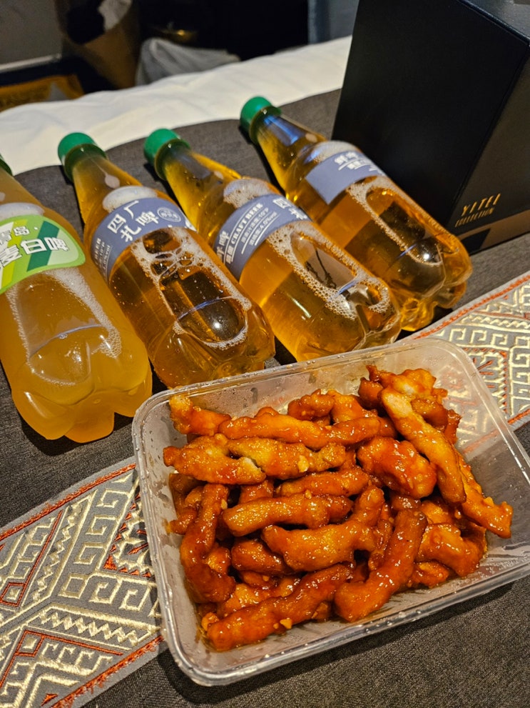  중국 칭다오 마사지 후기 KFC 肯德基 好想来 간식쇼핑 탕추리지 칭다오맥주