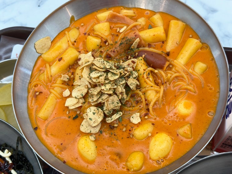  어제 점저 배방 달토끼의 떡볶이흡입구역~!