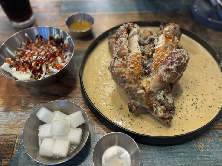  다산동 맛집 프리미엄 통닭구이 촌탉 버터크림 통닭먹고 반한 후기