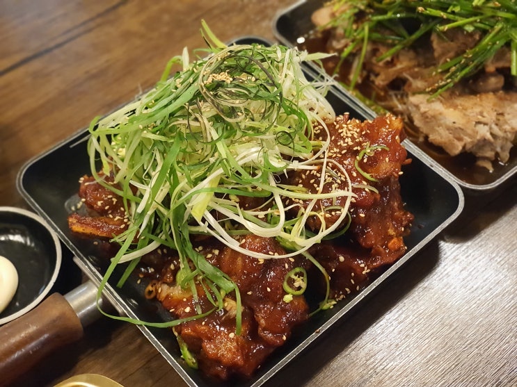  [광주/첨단] 불향 가득한 뼈구이이 맛집_뼈칼집