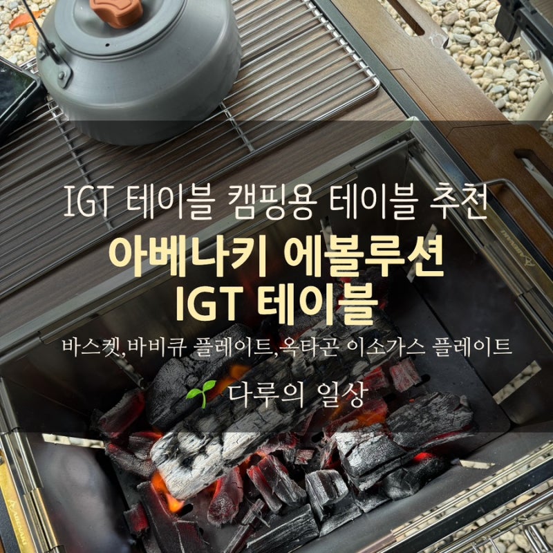 IGT 테이블 추천 아베나키 에볼루션 IGT 캠핑 테이블 구매 후기