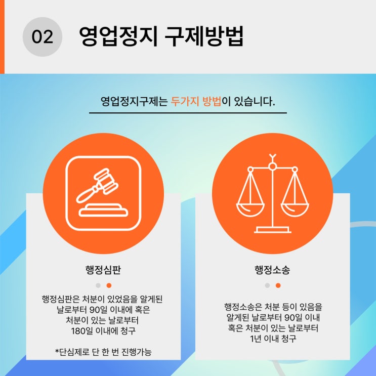  청주행정사 JD의 청주영업정지구제 방법 및 절차안내 안성행정사