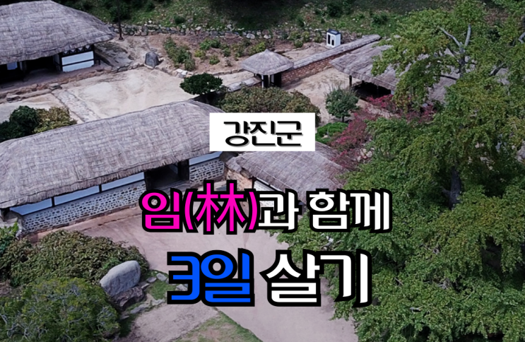  전남 강진_ 임(林)과 함께 3일 살기