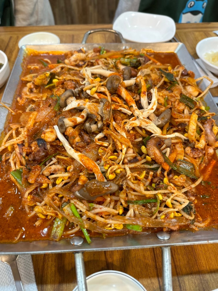 독산동 맛집 나래해물아구 KT구로지사 점심 낙지철판 후기