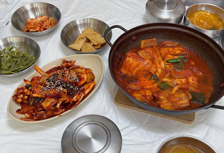  강릉 중앙시장 맛집 정화식당 갈치조림 오징어볶음 내돈내산
