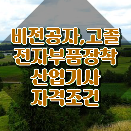  전자부품장착산업기사 비전공자 전자부품장착산업기사 시험자격 온라인 수업으로 간단하게 완료한 후기