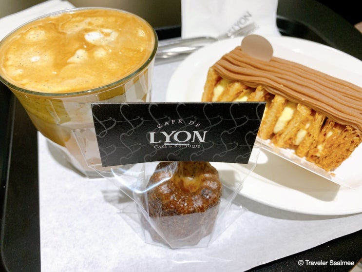  삼성역 코엑스 밀푀유 디저트 커피 맛집 카페드리옹