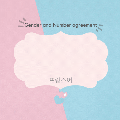 프랑스어 남성 여성 구분은 왜 있을까? 성수일치