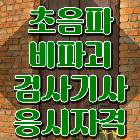  초음파비파괴검사기사 관련학과 초음파비파괴검사기사 시험응시조건 온라인 과정으로 쉽고 빠르게 끝낸 전략