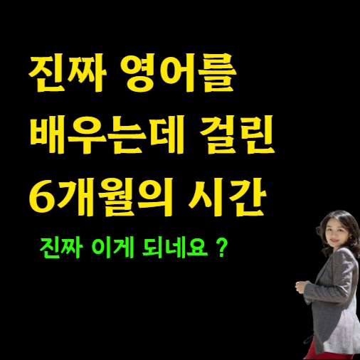  깨닫게 되니 눈에 보이는 진주 왕초보 영어회화 오픽 직장인 토스 토플 아이엘츠 토익스피킹 토익 일대일 성인