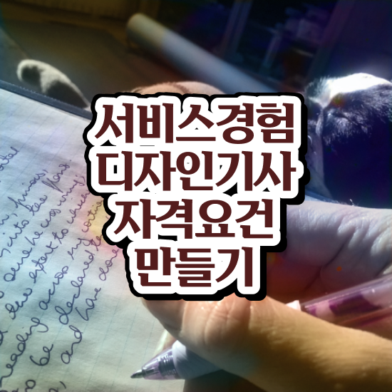  서비스∙경험디자인기사 응시학점 서비스∙경험디자인기사 자격요건 인강만 듣고 편하게 준비한 과정