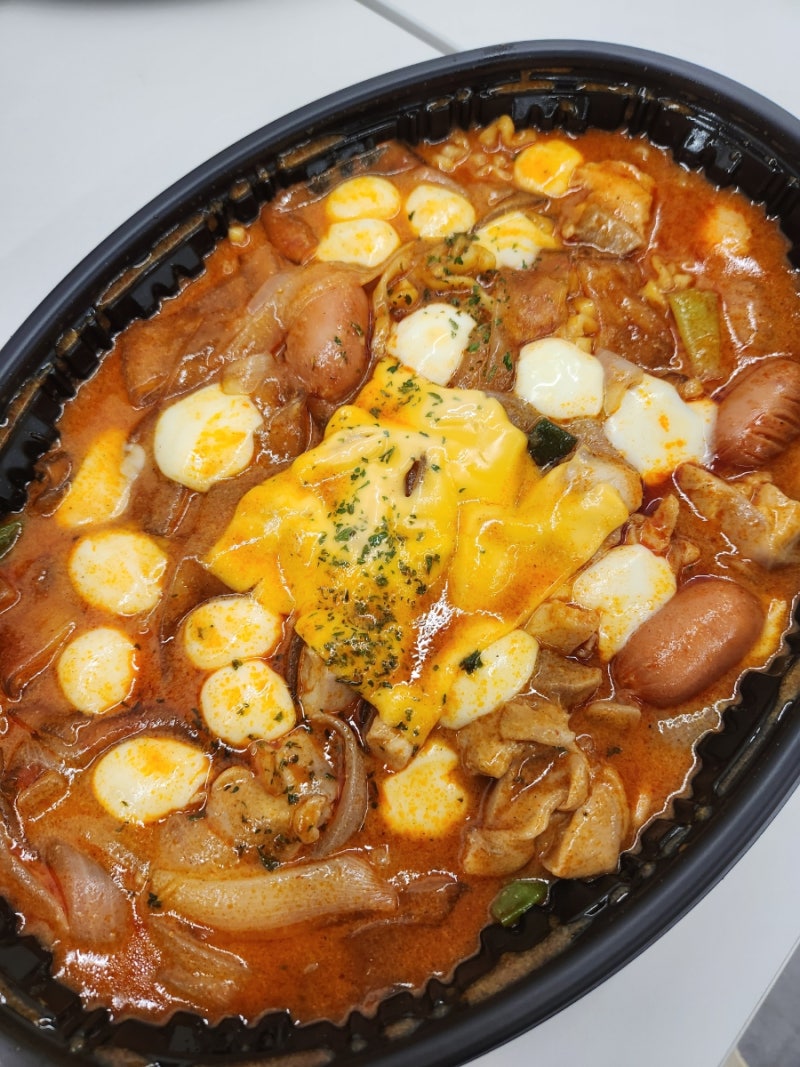 두찜 불닭로제찜닭 솔직 후기 가격 칼로리