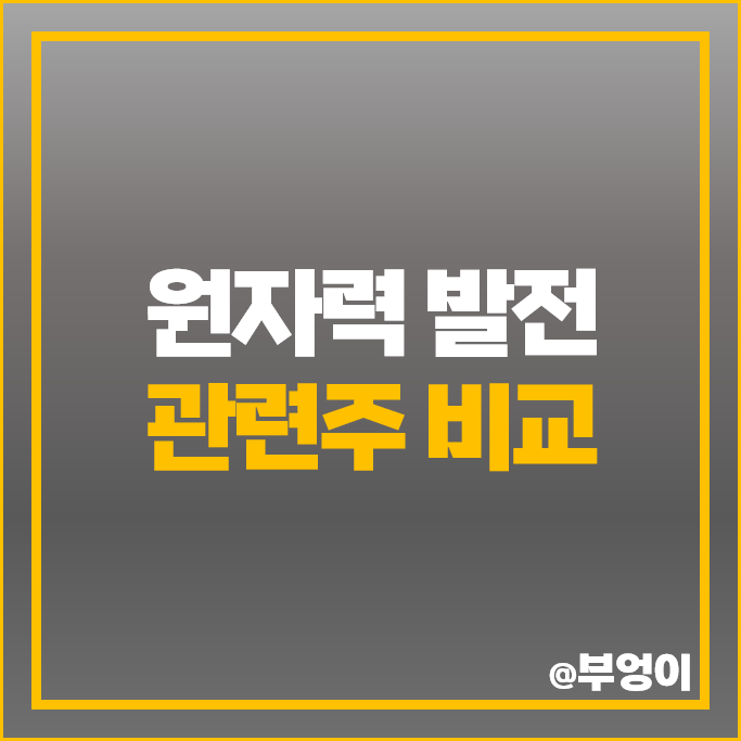 원전 관련주 원자력 주식 대우건설 두산에너빌리티 주가 효성중공업 원전 관련주 원자력 주식 대우건설 두산에너빌리티 주가 효성중공업