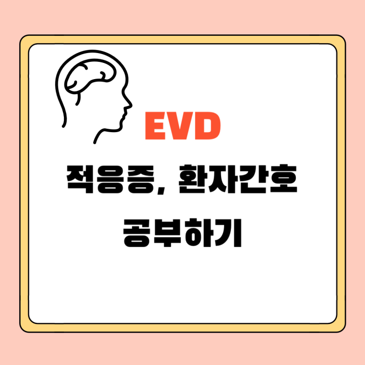  EVD 적응증, 위치, 환자 간호