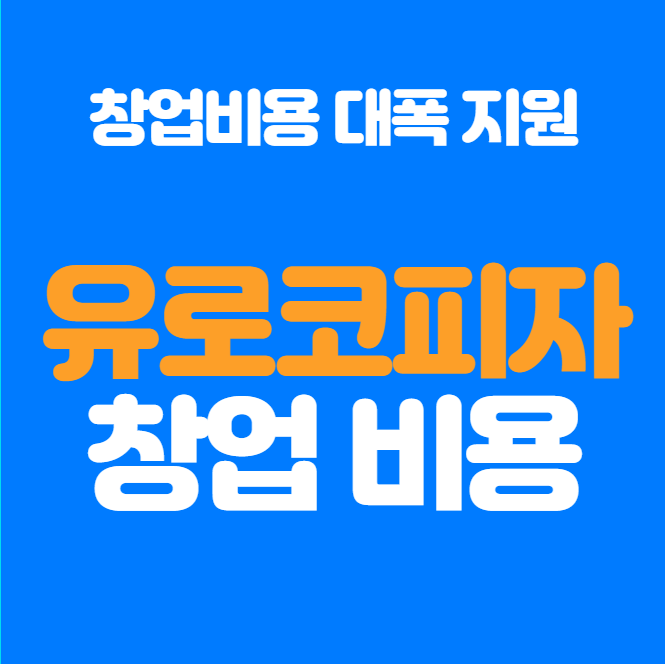  소자본 유로코피자 창업 비용 정리