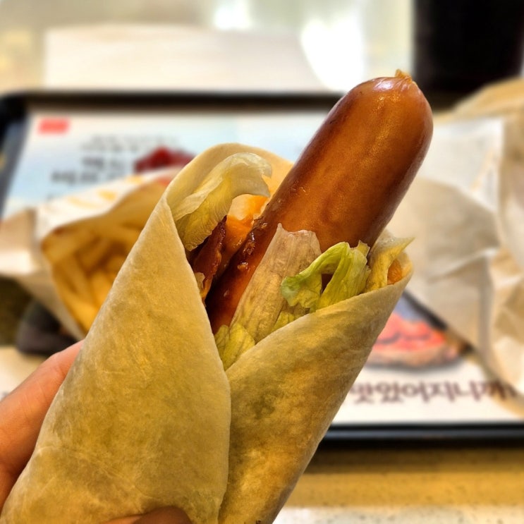  맥도날드 소시지스낵랩 해피스낵 시간 솔직후기