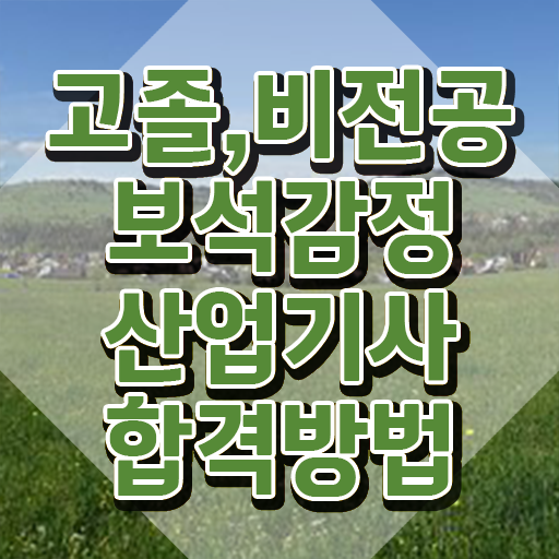  보석감정산업기사 취득자격 인강으로 편하게 준비한 팁