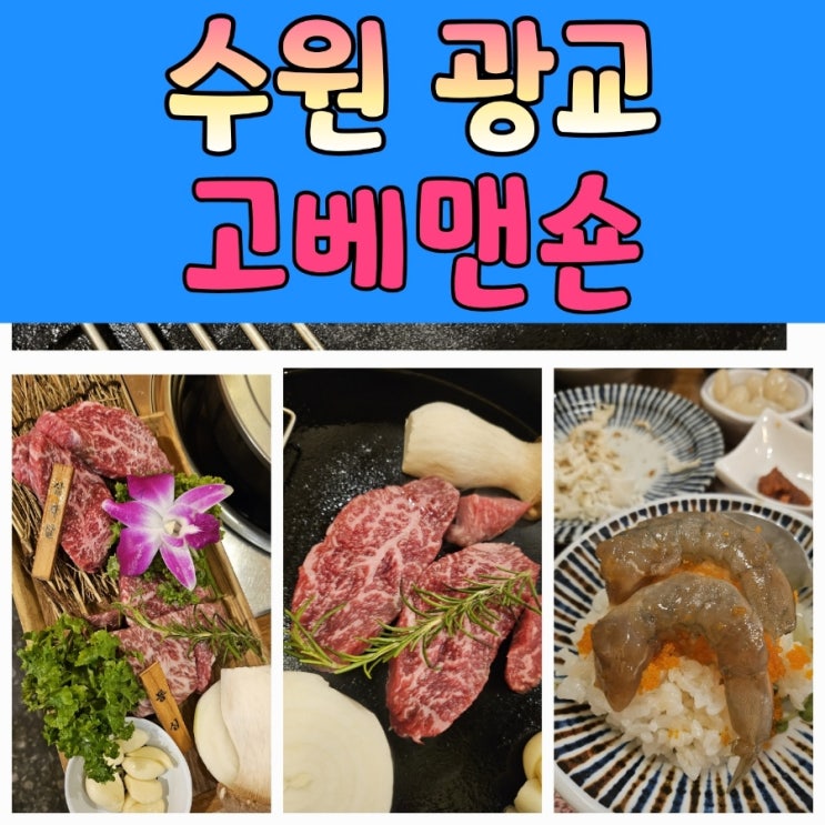  광교역고기집 이국적인 [ 고베맨숀 ]